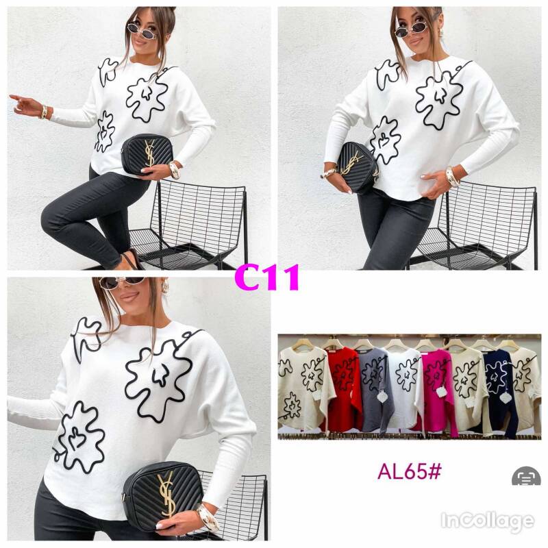 Bluzki damskie Roz L-3XL, Mix Kolor .Paczka 10 szt
